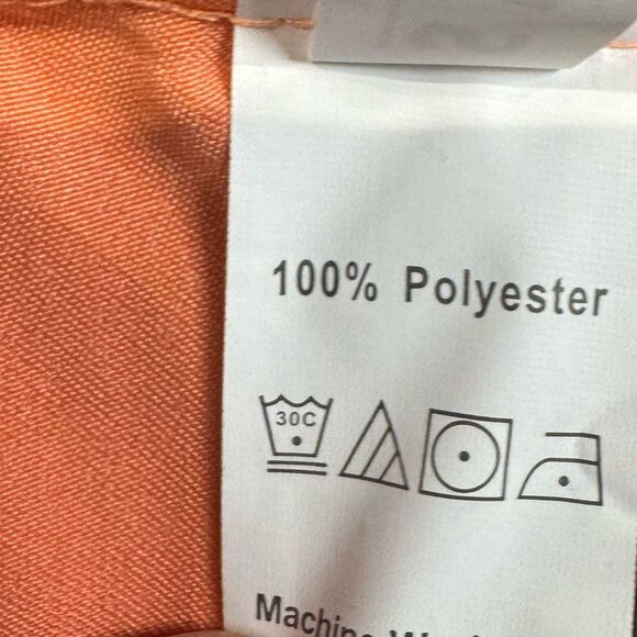 Orange twist front halter neck strappy back dress size large - Picture 6 of 6